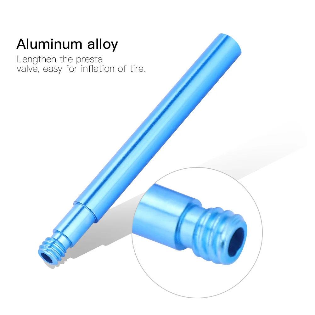 Imagen 6: Extensor de válvula de 60mm, extensor de válvula de extensión de válvulas de neumáticos interiores, accesorios de bicicleta, extensor de válvula de bicicleta