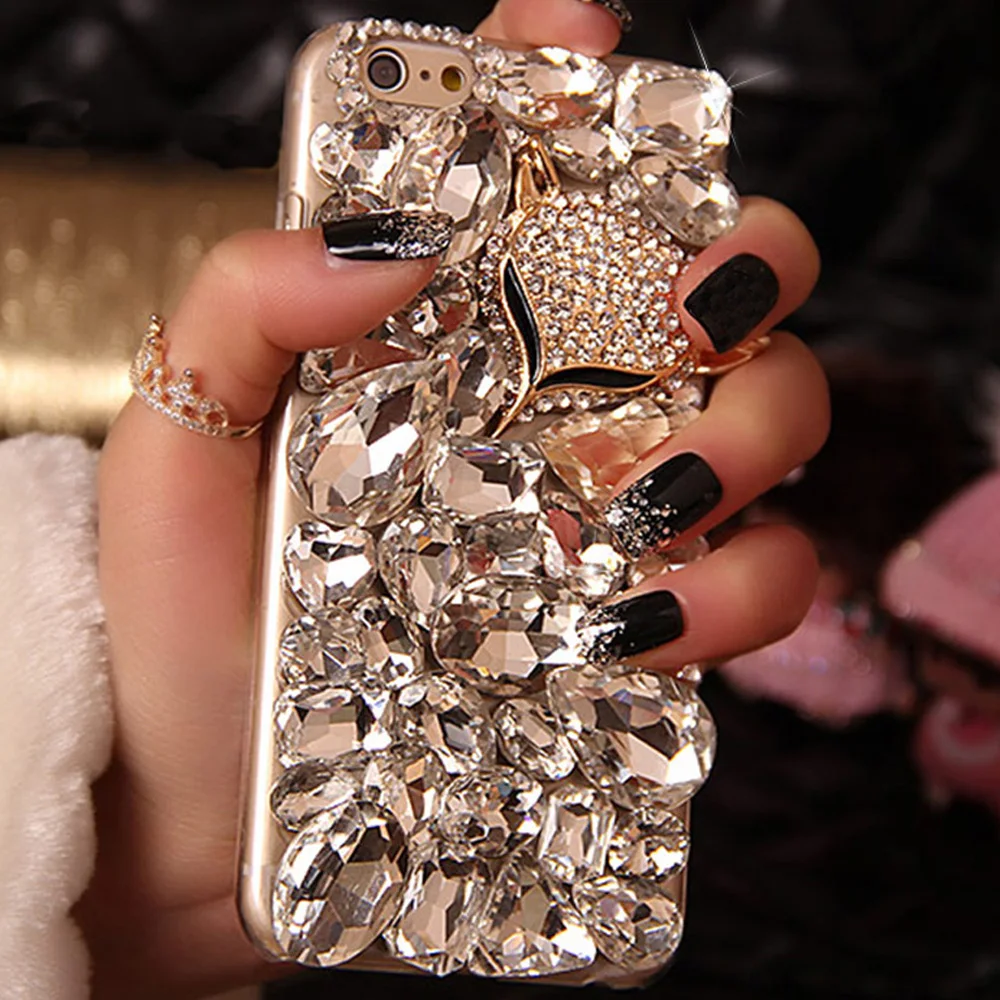 

Чехол Sunjolly Fox Diamond для Samsung Galaxy S23 Plus S22 Ultra Rhinestone Bling Phone Cover для Note 20 S21 S20 Ultra S10 Plus