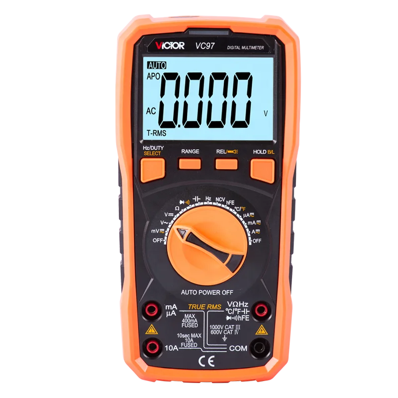 VICTOR new VC97 2021 Digital Multimeter Auto Range True RMS 3999 counts New Product Test AC/DC voltage current multimetersmeter