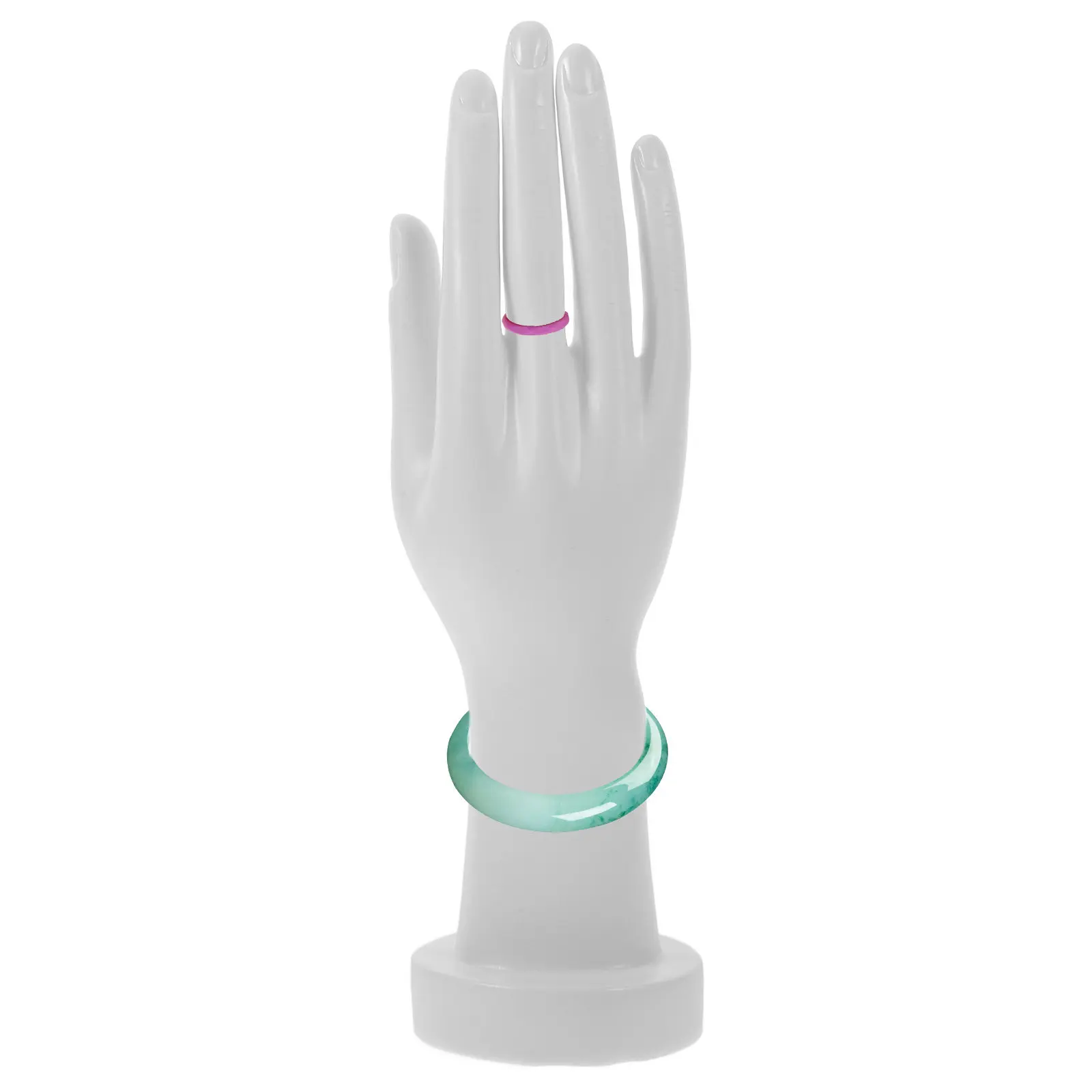 

Универсальный пластиковый держатель для демонстрации ювелирных изделий: колец, браслетов, ожерелий, перчаток, манекен-рука для тренировки маникюра, подставка для колец