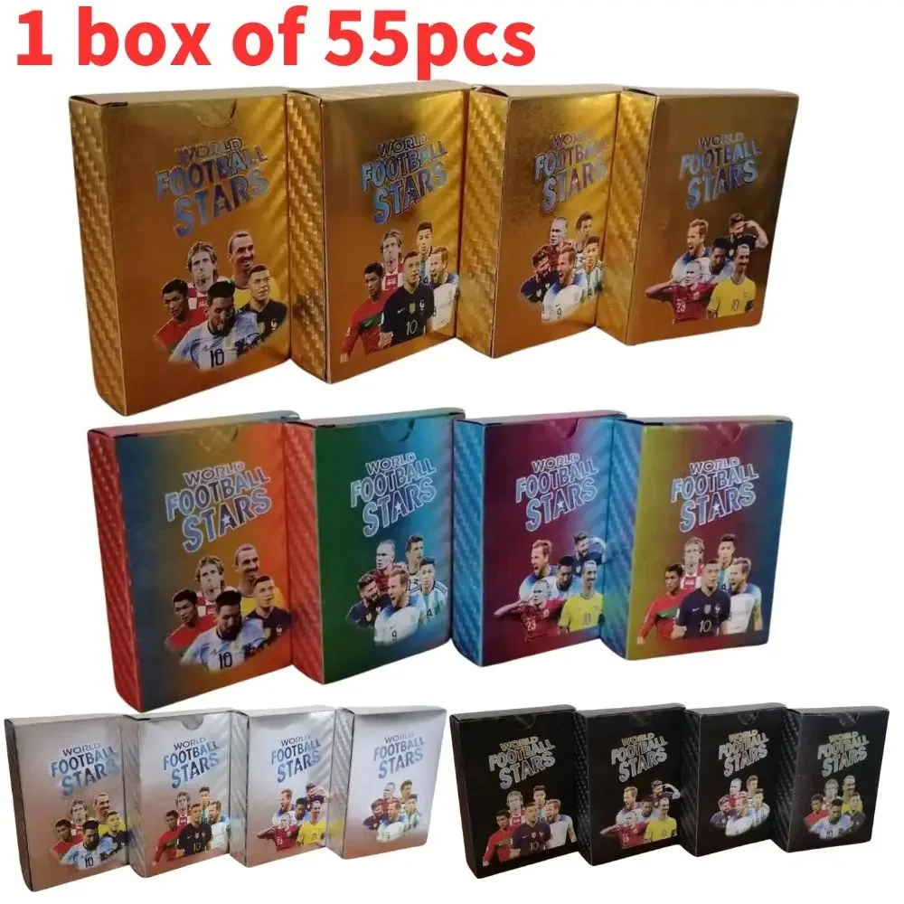 2023 Football Star Card Box Soccer Star Collection Footballer Limited Fan Cards Kids Gift Drop Shipping Wholesale