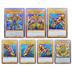 Diy Yu-Gi-Oh! Exodia The Forbidden One Card Set Anime Rare Collection Flash Card Cartoon Board Game Toys Christmas Gift