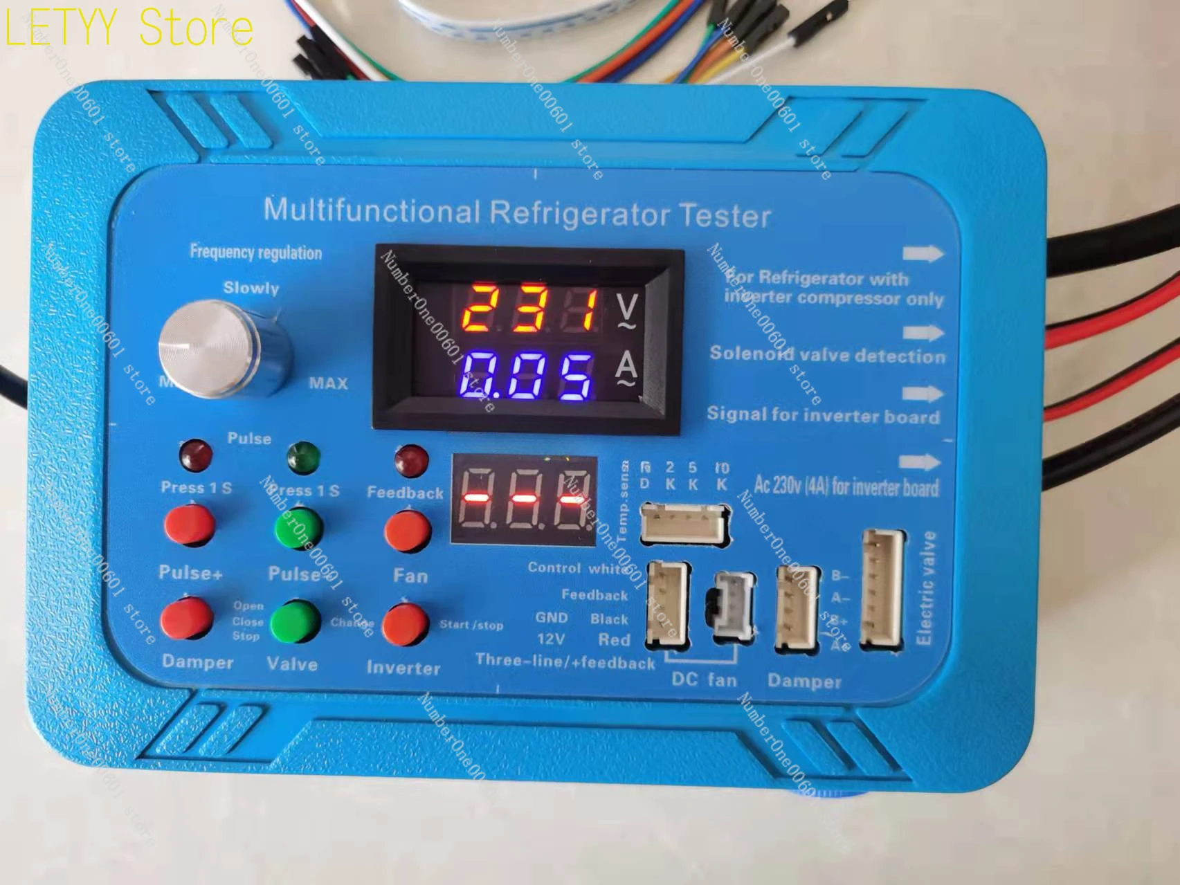 AC220V 110V Refrigerator Compressor Tester Pulse Solenoid Valve Inverter Refrigerator Test Tool Universal Detector