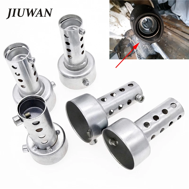 Motorcycle Exhaust Muffler DB Killer Silencer Noise Sound Eliminator Adjustable Silencer Insert 84x42mm/45mm/48mm Universal