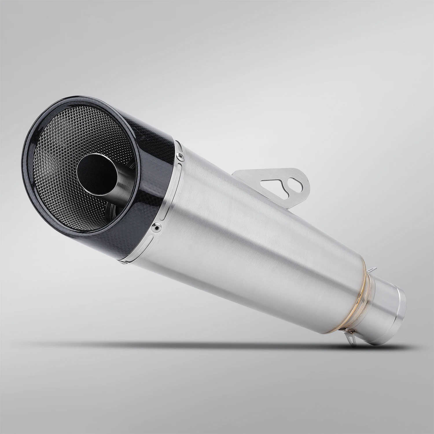 Zard العالمي 51 مللي متر نظام عادم الدراجة النارية ZARD ألياف الكربون الهروب الخمار ل ZX4R R3 GSX250 RC390 Duke250