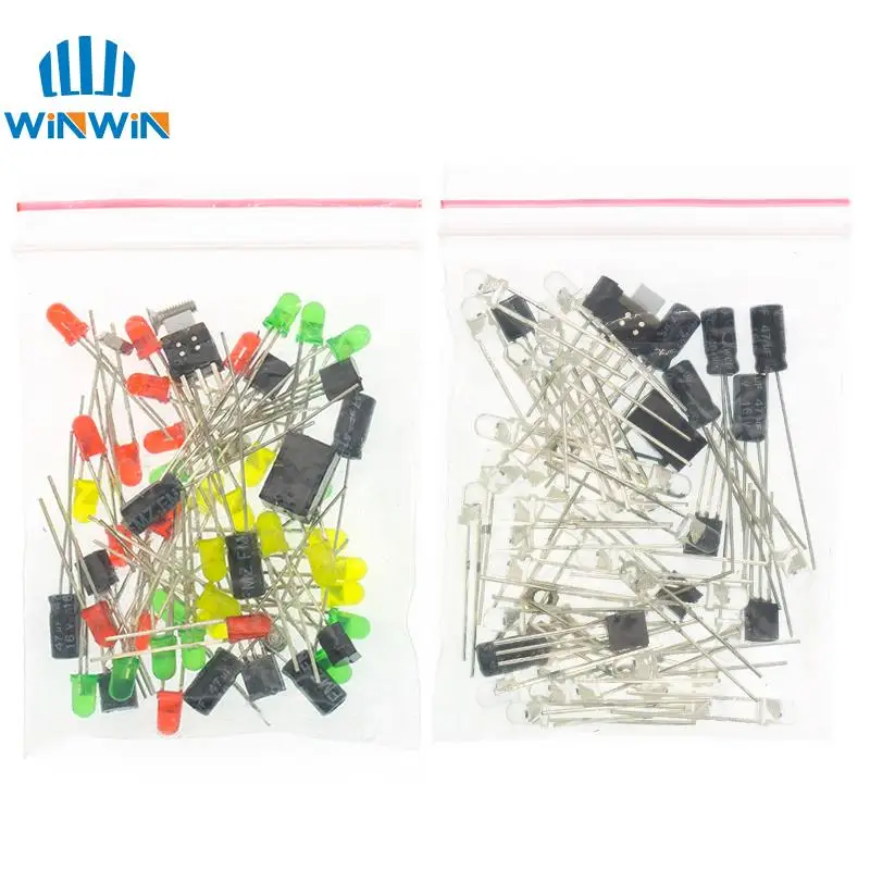 Three-Dimensional 3D Christmas Tree LED DIY Kit Red/Green/Yellow LED Flash Circuit Kit Electronic Fun Suite