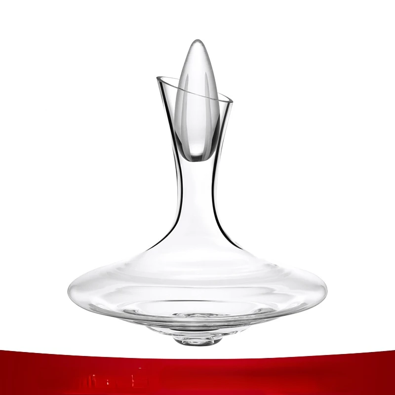 Artificial Blown Crystal Glass Red Wine Wine Pot Wine with Lid Wine Decanter