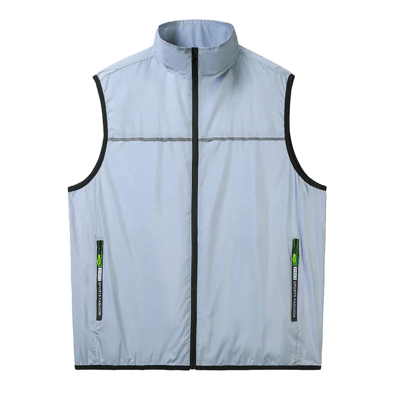 Summer fan clothes air conditioner cooling vest, outdoor work refrigeration heatproof vest