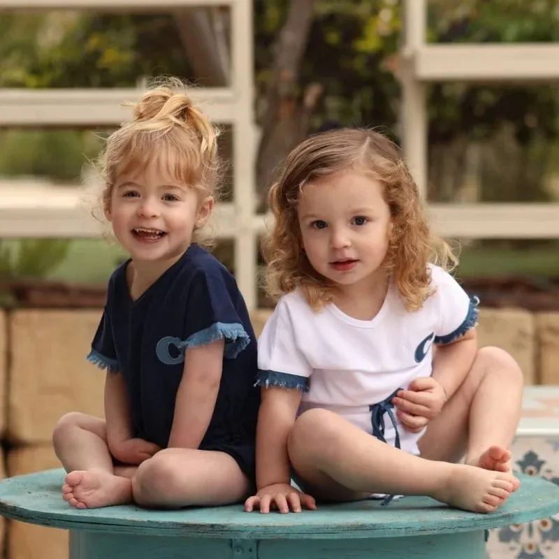 

Spring Summer Designs Baby Girls Romper Short Sleeves Newborn Girl Rompers Clothing For Birthday Party With Bow 9-12m