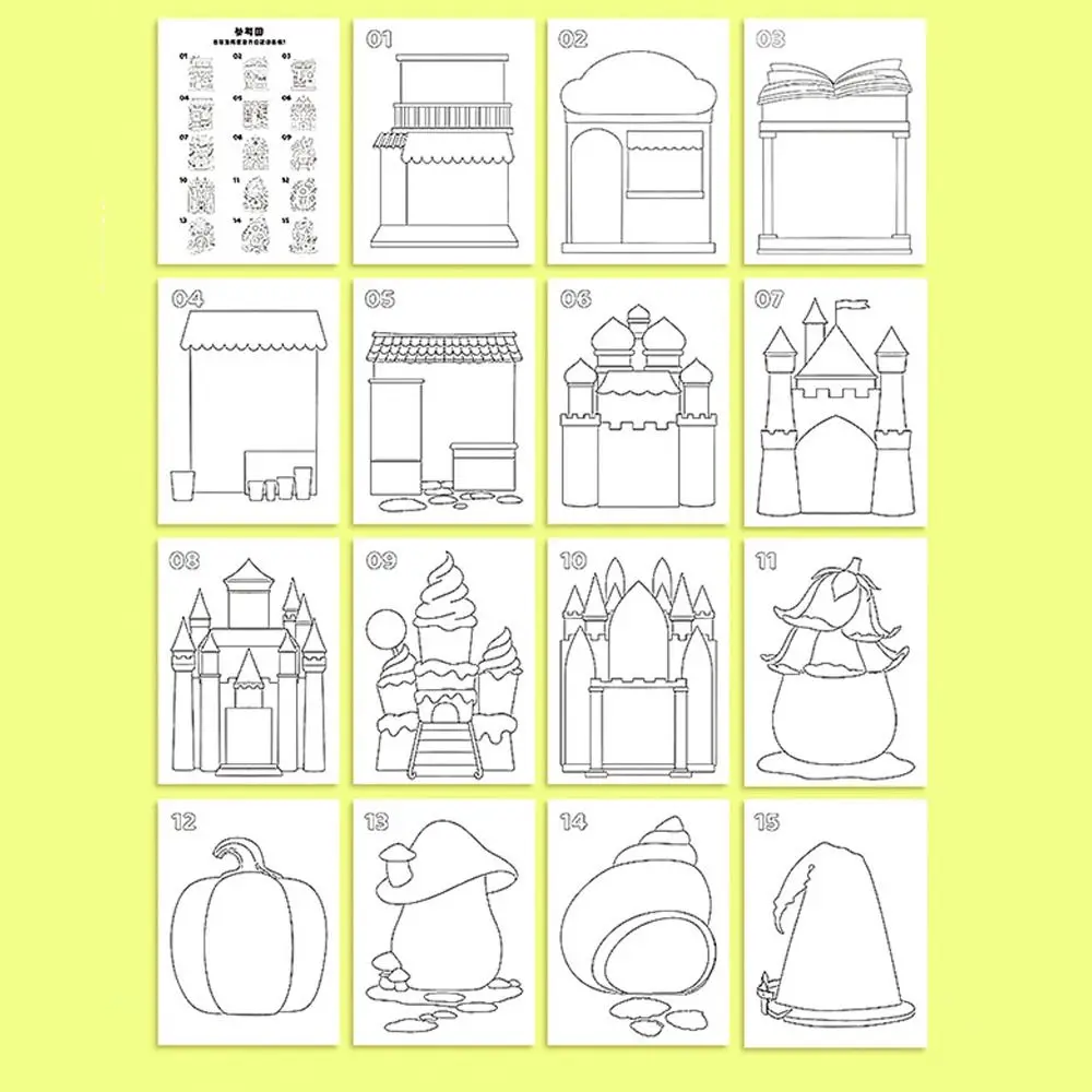 Gifts Anime Drawing Creative Coloring Book DIY Teaching Tools Simple Painting Graffiti Books Books Painting Coloring Book