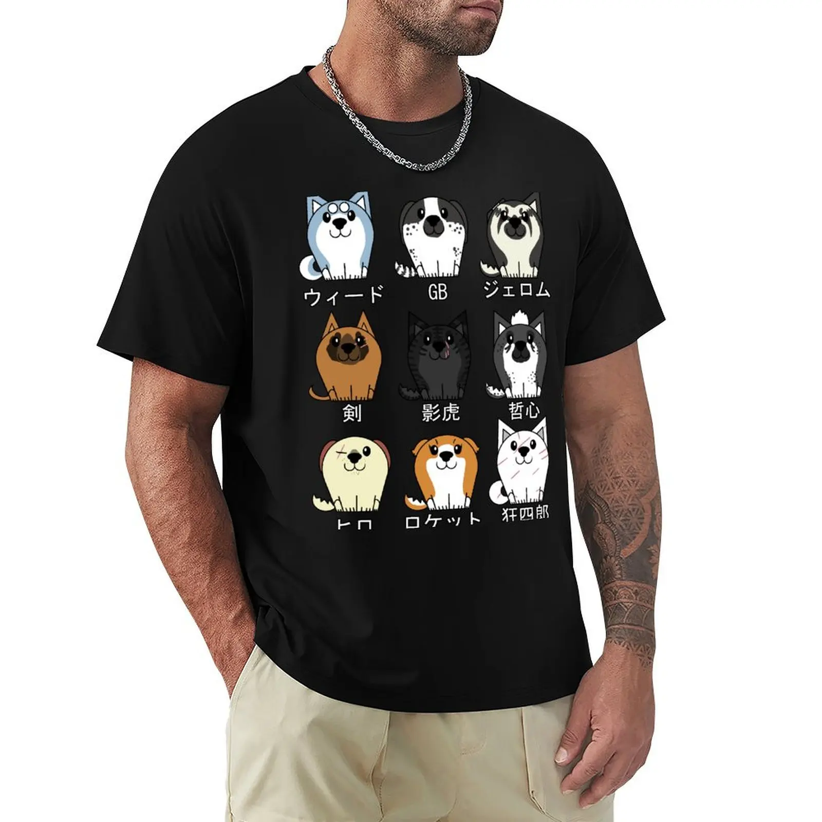 Ginga - Soldiers of Ohu (Ginga Densetsu Weed) T-Shirt Street Fashion Casual Tee Shirt