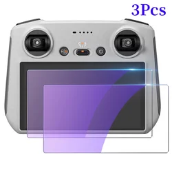 3 Pack Anti-Blue Ray Tempered Glass For DJI Mini 3 Pro Remote Controller Screen Protector for DJI Mini 3Pro RC Accessories