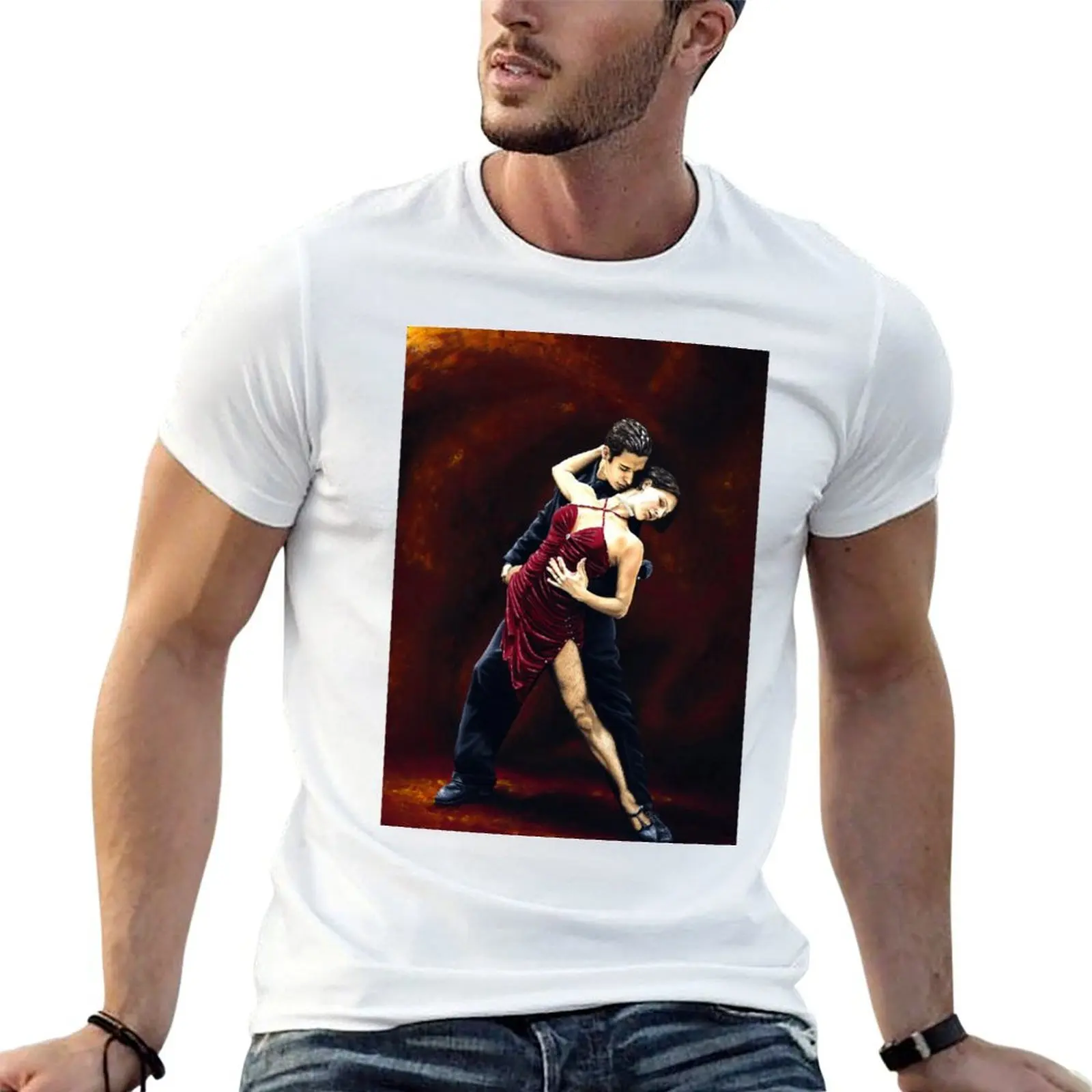 

The Passion of Tango T-Shirt man t shirt graphic t shirts designer t shirts for man cotton soft T-shirt