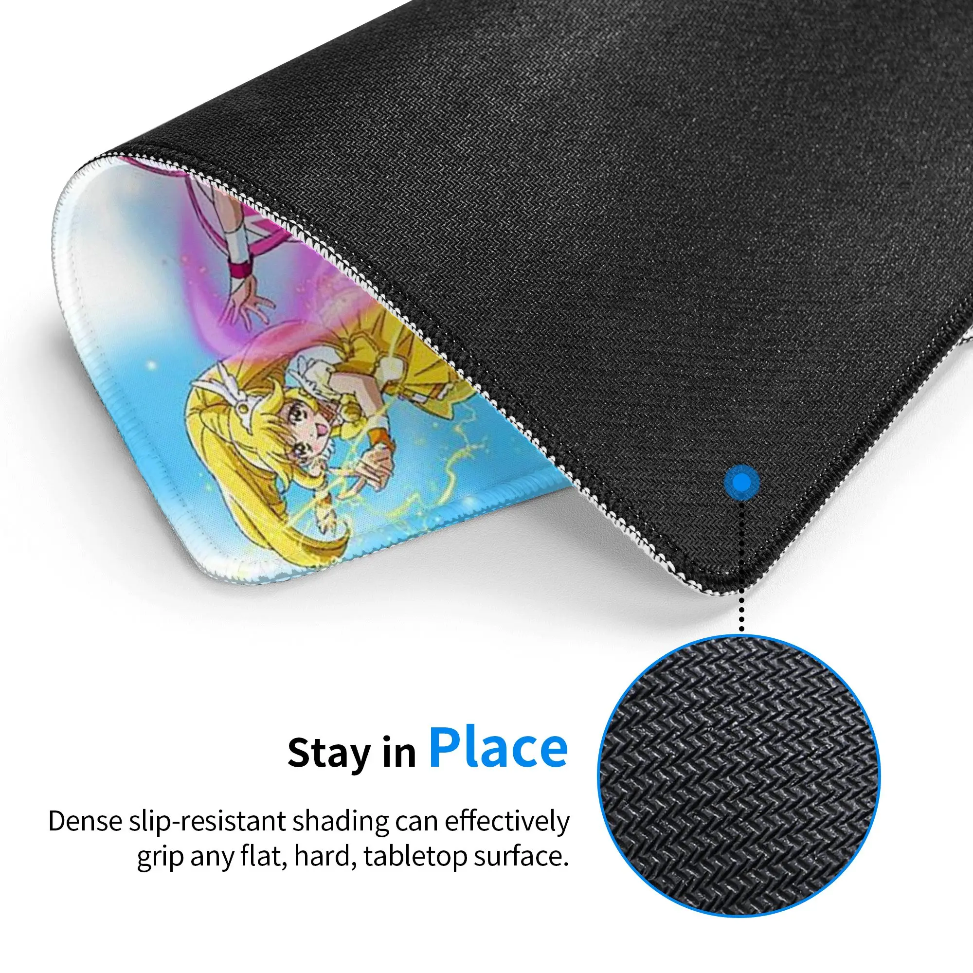 Pretty Cure Anime Mouse Pad Computer Keyboard Mouse Mat Gamer PC Laptop Desk Mat Office Table Mats