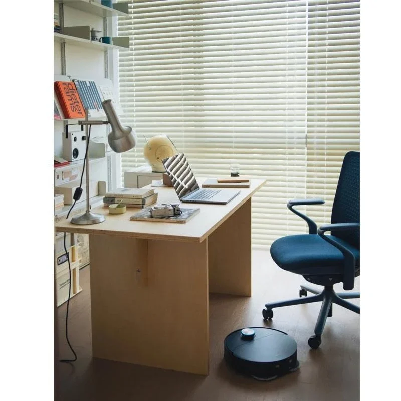 Simple birch multi-layer board desk household computer desk bedroom writing desk study table living room balcony table