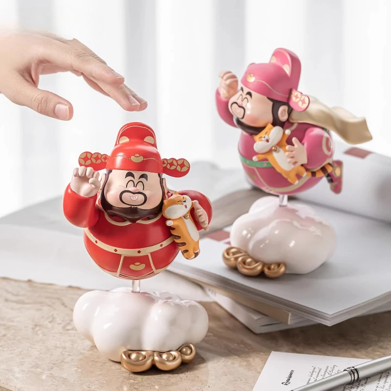 Decorative ornaments, entrance layout, housewarming and opening, New Year's figure gift box