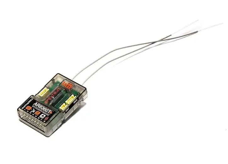 Spektrum AR8360T+ 8 Channel AS3X+ & Safe Telemetry Receiver, SPM-1033  RX DSM2 and DSMX AS3X+ Stabilization System