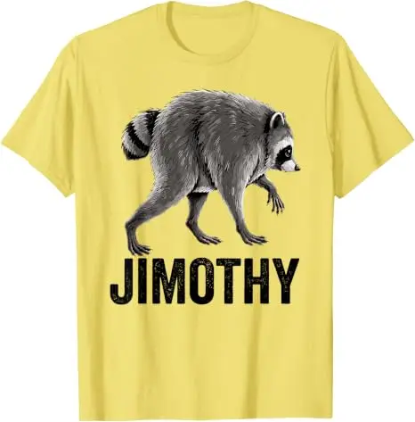 Jimothy Raccoon I Shaped Like Ball Short Spine Lustiges Geschenk-T-Shirt Y2k Trash Panda Wildlife Graphic Saying Tee HOT JIMOTHY Summer – Detail 21