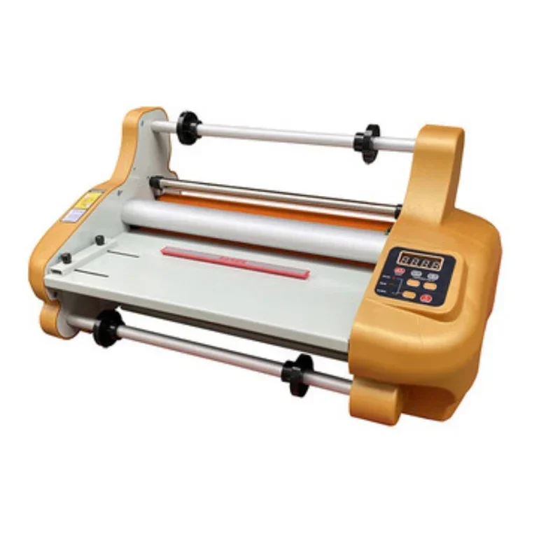 New Small A3 Paper Laminator Electric Laminating Machine Cold Hot 4-Roll Fast Preheating Precoating Laminating Machine