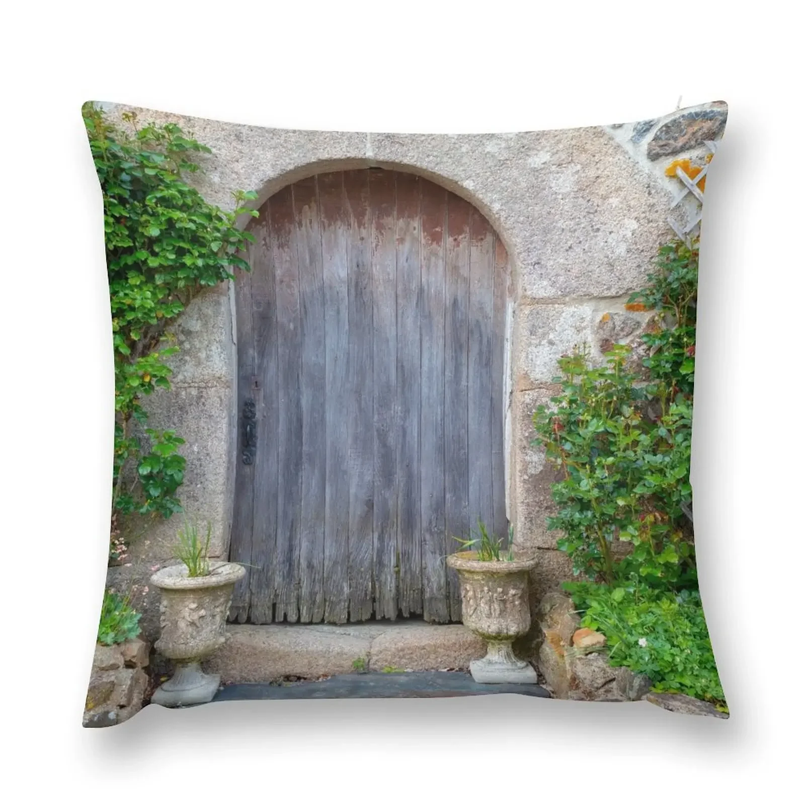 Old Rustic Barn Doorway in Brittany France Throw Pillow Cusions Cover Sofa Cushion Christmas Cushion For Home pillow