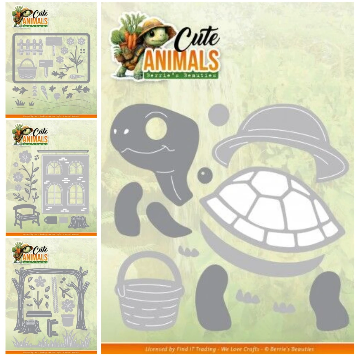 

Park Scene Turtle New Metal Cutting Dies Scrapbook Diary Decoration Stencil Embossing Template DIY Greeting Card Handmade