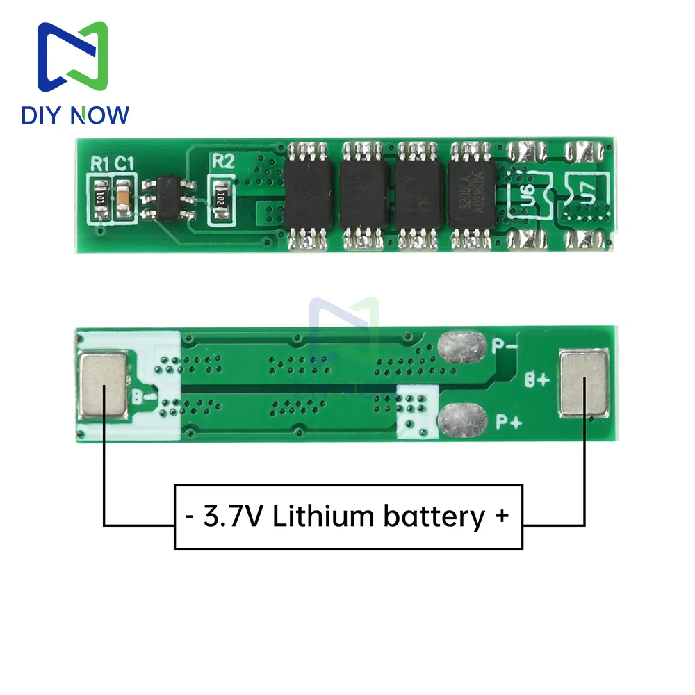 1S 3.7V 7.5A BMS لوح حماية بطارية ليثيوم أيون 3MOS 4MOS 6MOS 18650 بوليمر نفس المنفذ لوح حماية