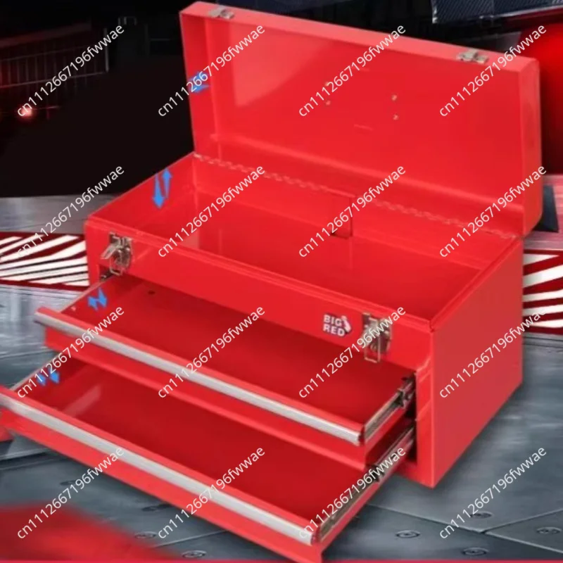 Portable Toolbox Household Set  Repair Multi-function Drawer Double-layer Combination Tool Storage Box