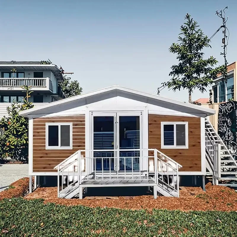 20ft Steel Expandable Container House with 2 - 3 Bedrooms Waterproof Design for Hotel