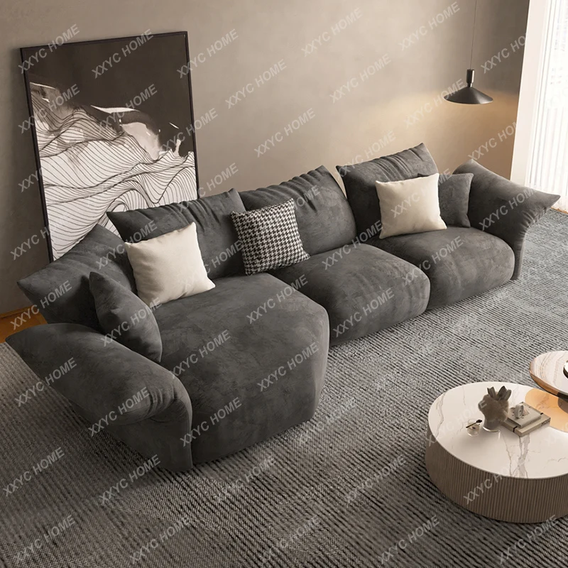 Petal Fabric Sofa Modern Minimalist Large and Small Apartment Type Living Room Special-Shaped Sofa Sofa