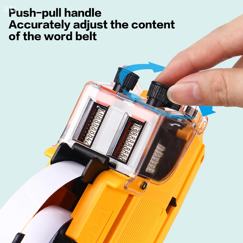 1 قطعة MX-6600 10 أرقام خطين تسمية السعر 2 خط مناسبة لمتاجر البيع بالتجزئة تسعير التسمية عرض أداة