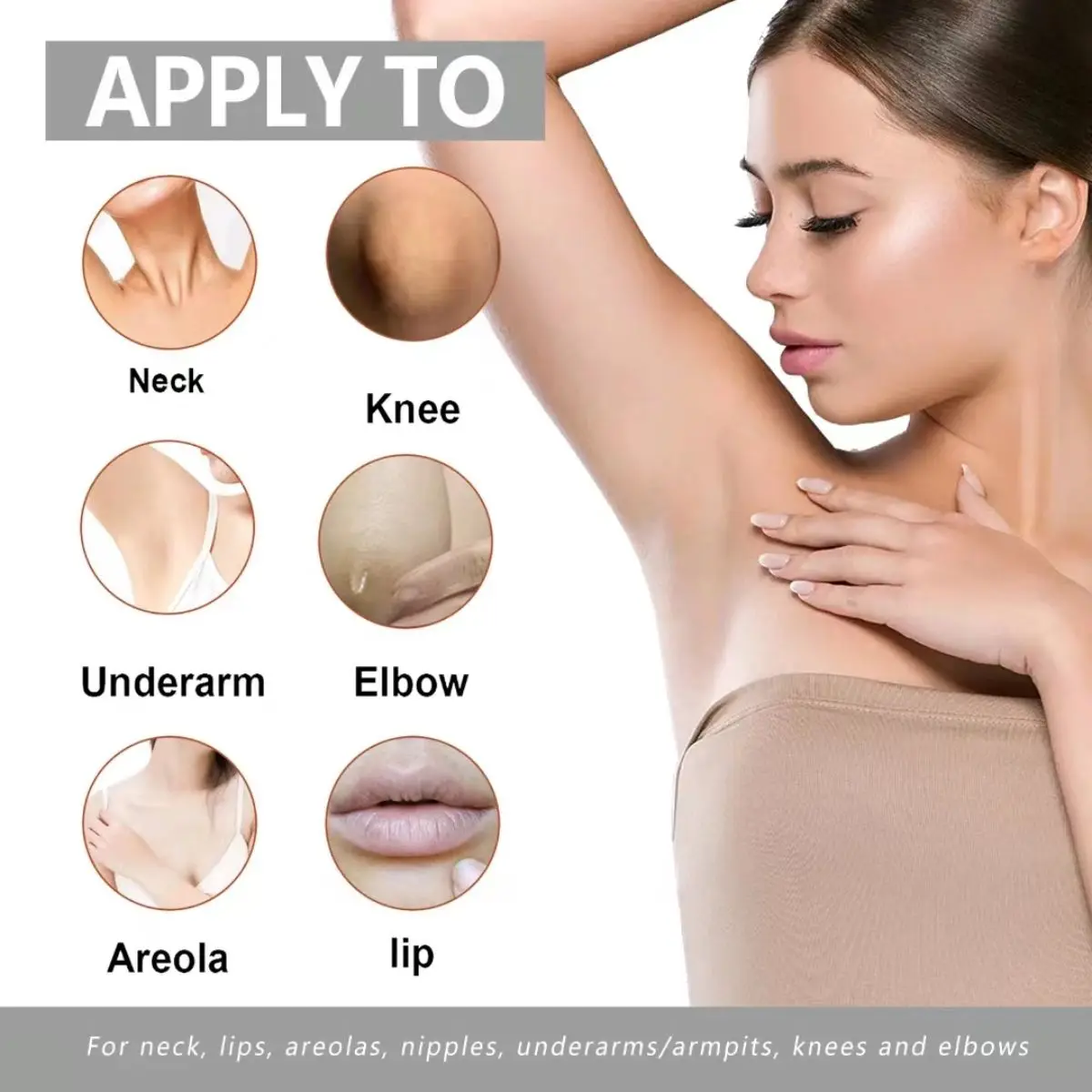 TRSTAY Dark Skin Cream Body Nourishing ไวท์เทนนิ่งโลชั่นสําหรับผิวหยาบหมองคล้ําความชุ่มชื้นลึกข้อต่อหลังเหมาะ