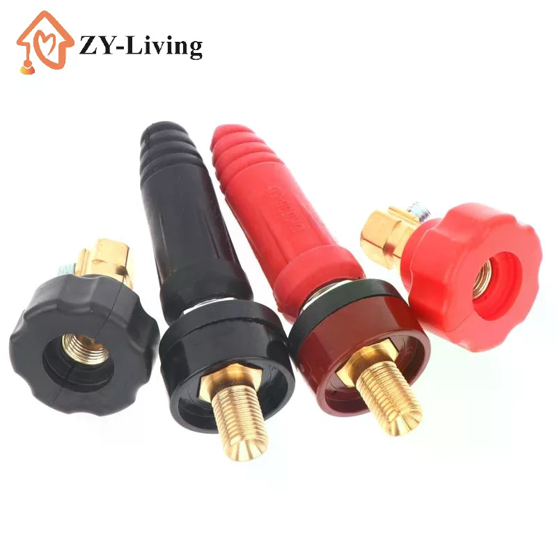 Welding Quick Connector Copper Terminal Insulated Rubber Plug Socket DKJ10-25 DKJ35-50 For Arc Welding Equipment Connection view 4