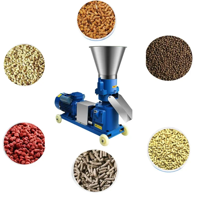 

small mini wood poultry chicken chick fish pig goat cattle cat animal pellet making pelletizer