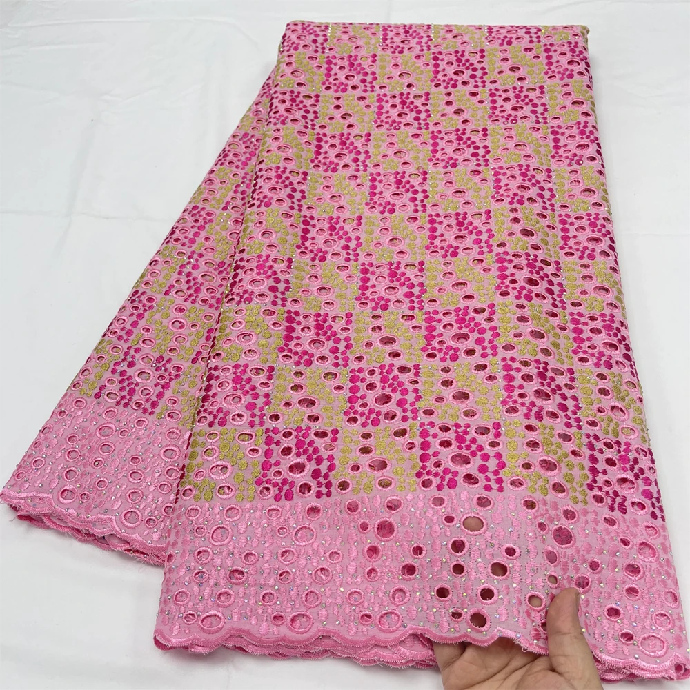 

Нигерийская швейцарская кружевная ткань вуаль с 3D цветочной аппликацией и камнями, африканское свадебное платье, швейцарское кружево, супер качество, 2026