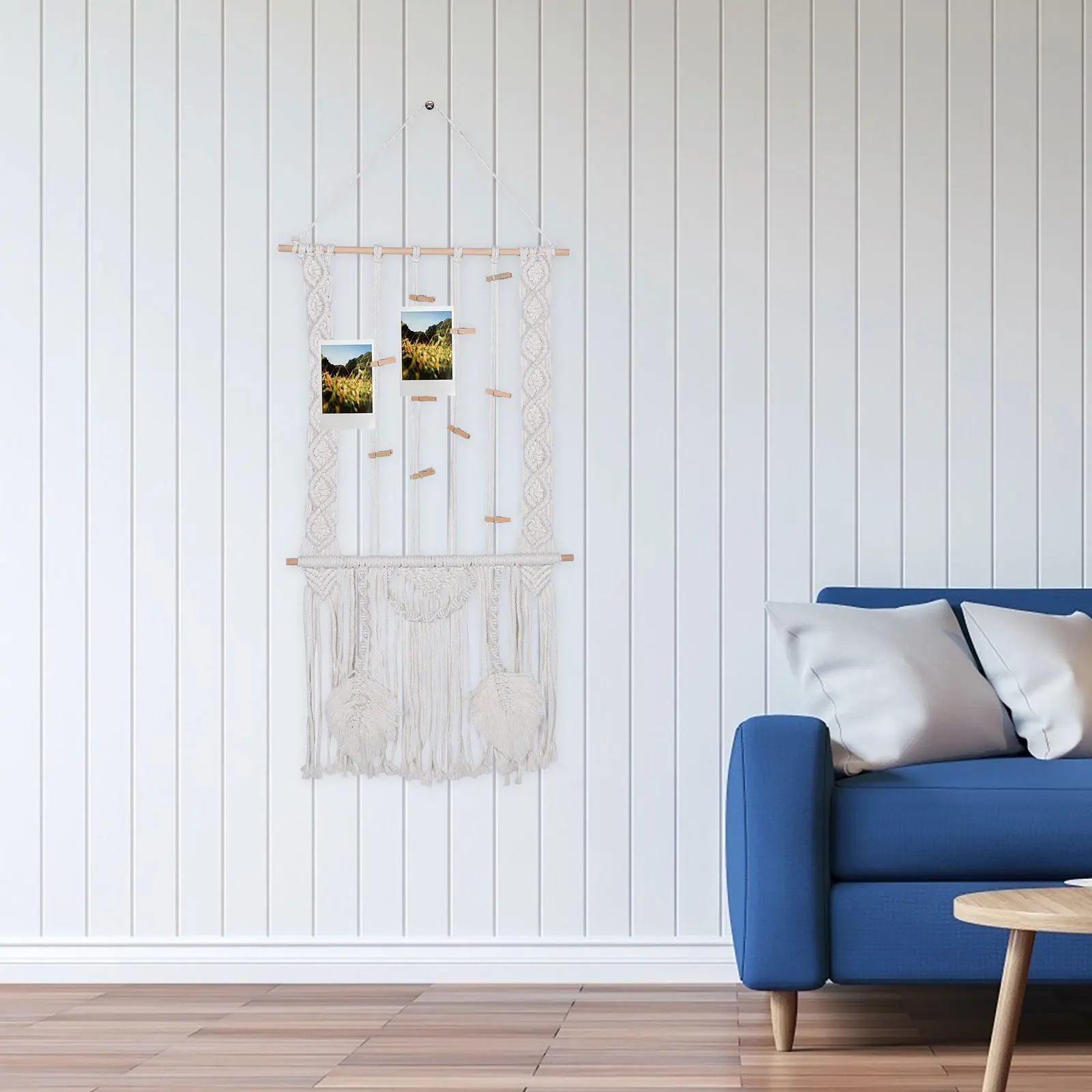 

1pcs Macrame Wall Hanging Tapestry Hand-Woven Nordic Design For Living Room Bedroom Home Decor Woven Tassel Ornament