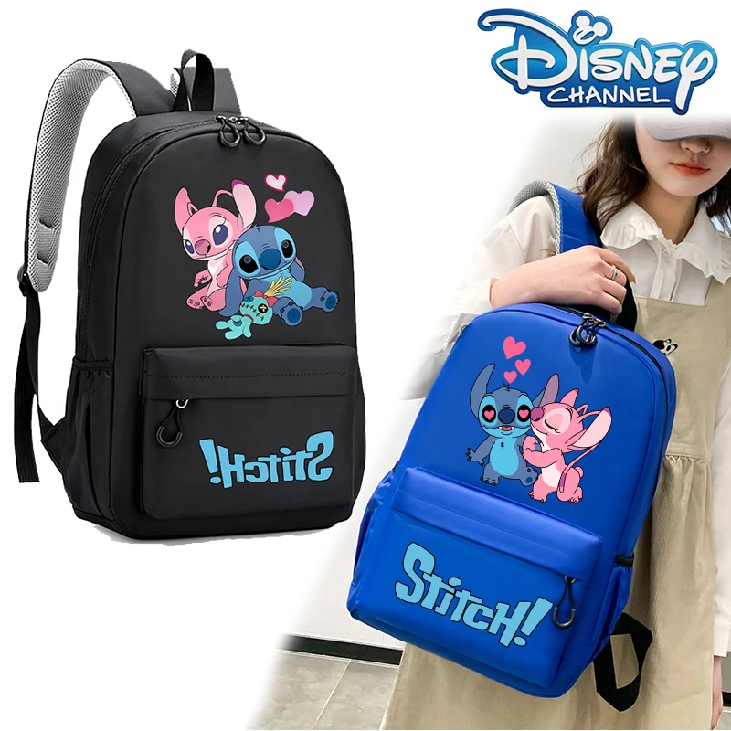 Lilo&stitch plecak damski Disney dzieci tornister Cartoon Anime nastolatek dziewczyna chłopiec Bookbag plecak studencki torba Mochila