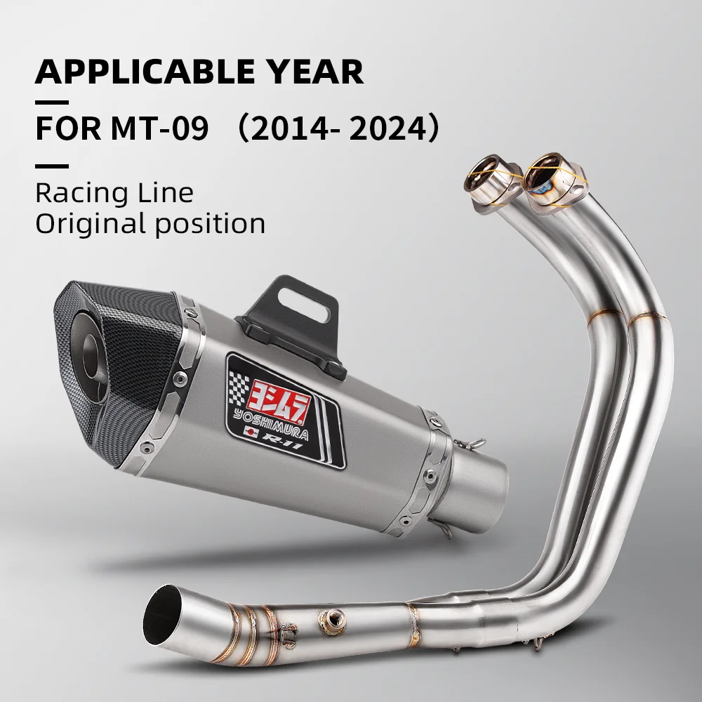 MT07 exhaust Motorcycle Exhaust full system For YAMAHA MT-07 FZ-07 2014 - 2023 TRACER 7/GT 2020-2023 TRACER 700/GT 2016-2019