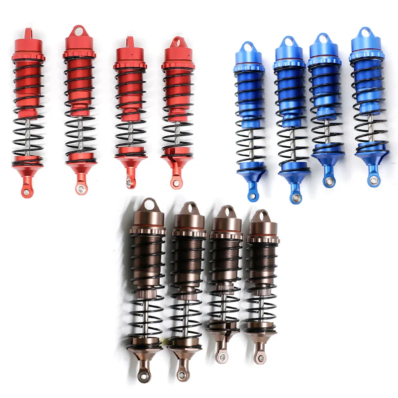 

4 шт. металлический передний и задний демпфер амортизатора для 1/8 Kraton Outcast Typhon 6S 3S BLX RC Truck, детали для обновления автомобиля