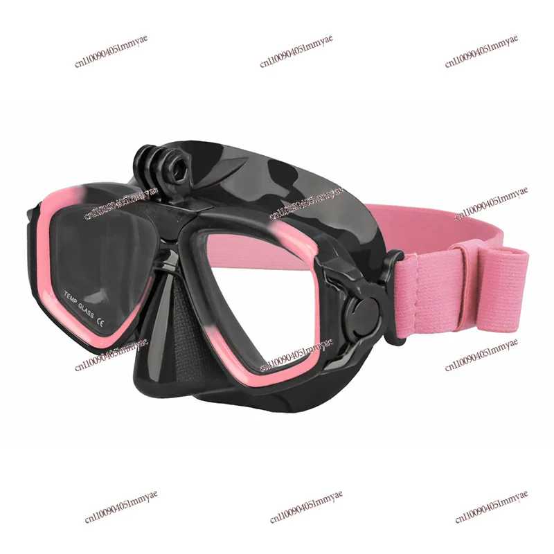 New elastic headband diving mask anti-fog frog mirror