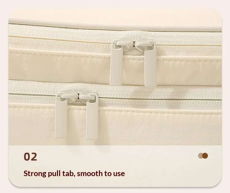 1 Stück tragbare Aufbewahrungstasche für Haartrockner, doppellagige, wasserdichte Reisetasche für Kosmetikartikel, Organizer für Lockenstäbe, Reise-Organizer. – Detail 10