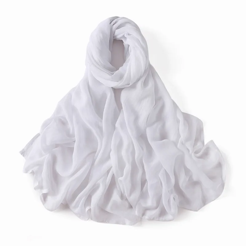 Écharpe Hijab en Coton pour Femme, Grande Taille, Couleur Unie, Rayonne, Haute Qualité, Enveloppes et Châles, Bandeau Sauna Musulman, Turban