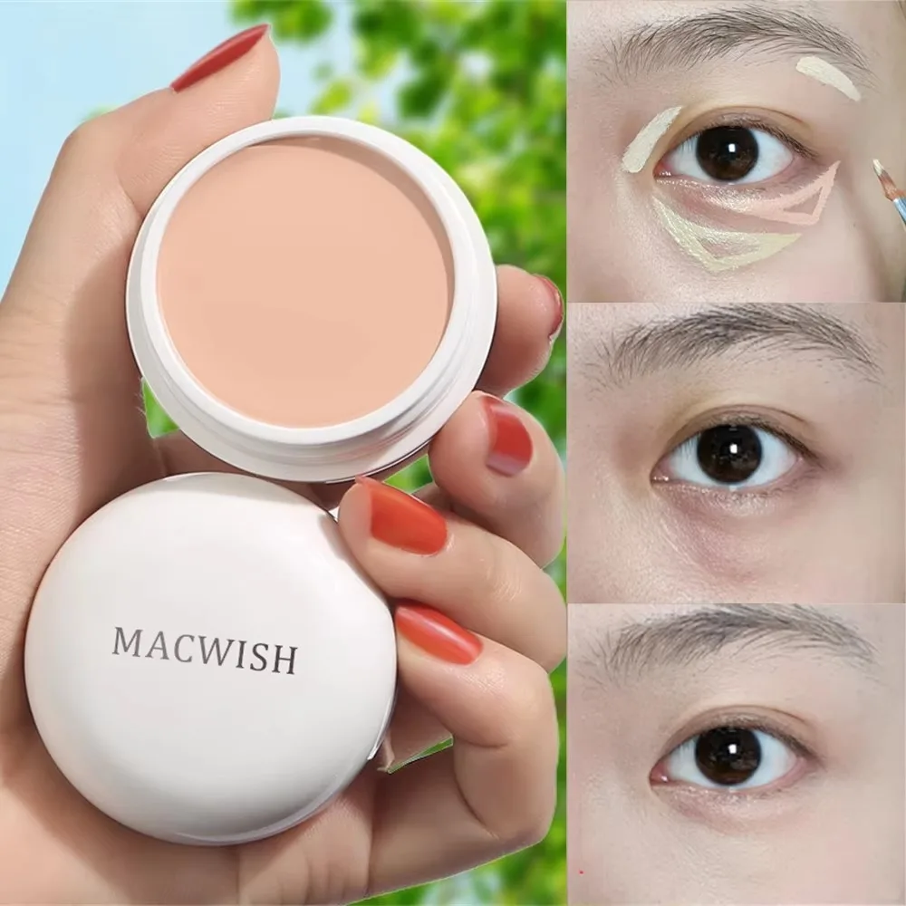 กันน้ําคอนซีลเลอร์ปกปิดเต็มรูปแบบติดทนนานคอนซีลเลอร์ใบหน้าธรรมชาติควบคุมน้ํามันครอบคลุม Dark Circle Acne FINISH Foundation