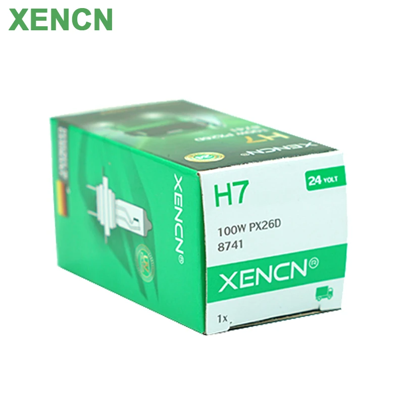 XENCN H7 Original Halogen Lamps 24V 100W 3200K Off Road Standard Light Truck HeadLight OEM Quality Auto Bulbs, Pair