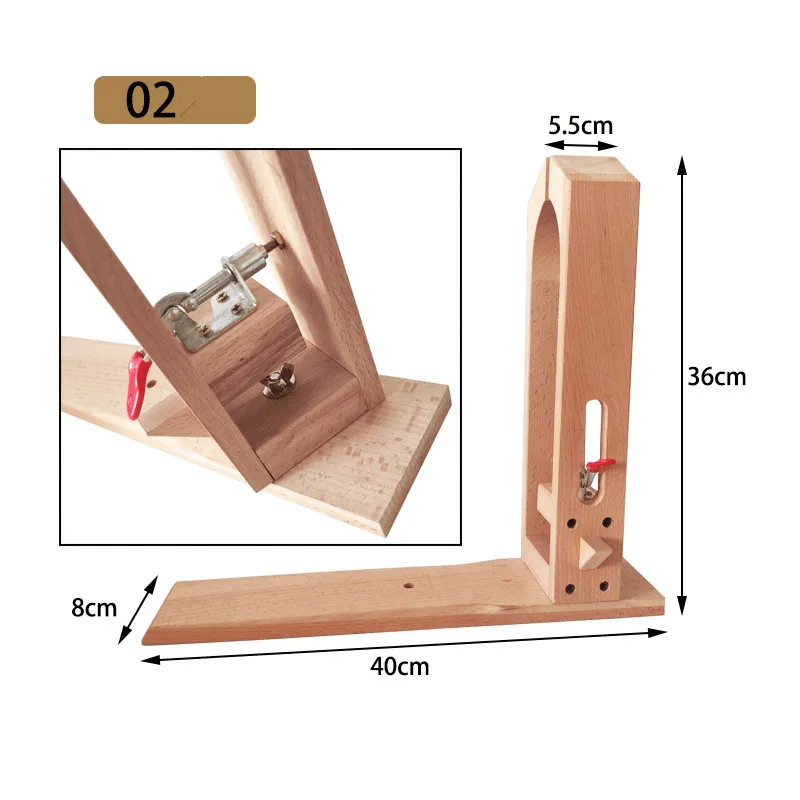Drewniany skórzany klip mocujący skórzane narzędzia do szycia ręcznego zaciski do szycia DIY szycie sznurowanie zacisk narzędzia ręczne galanterii