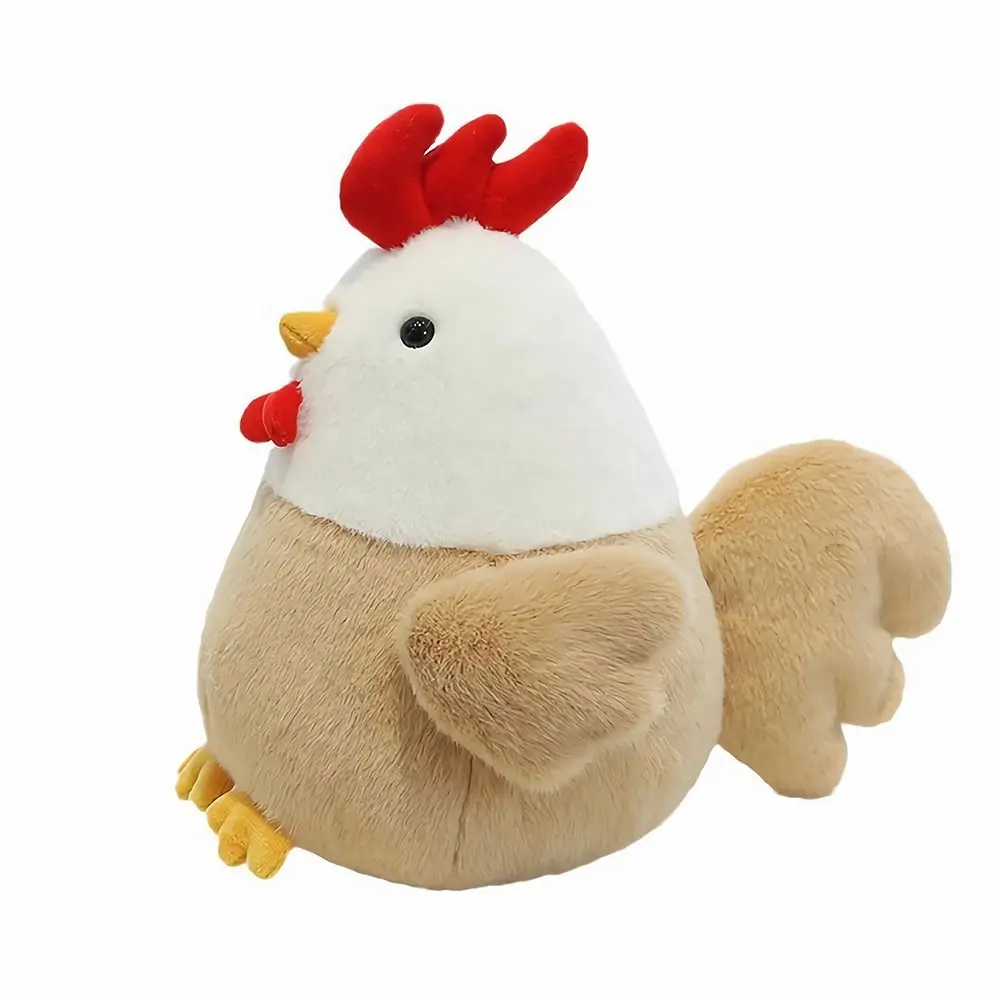 New 8inch Plush Toy Chicken Shape Simulation Stuffed Animal Toys Soft Body Pillow Gifts for Children