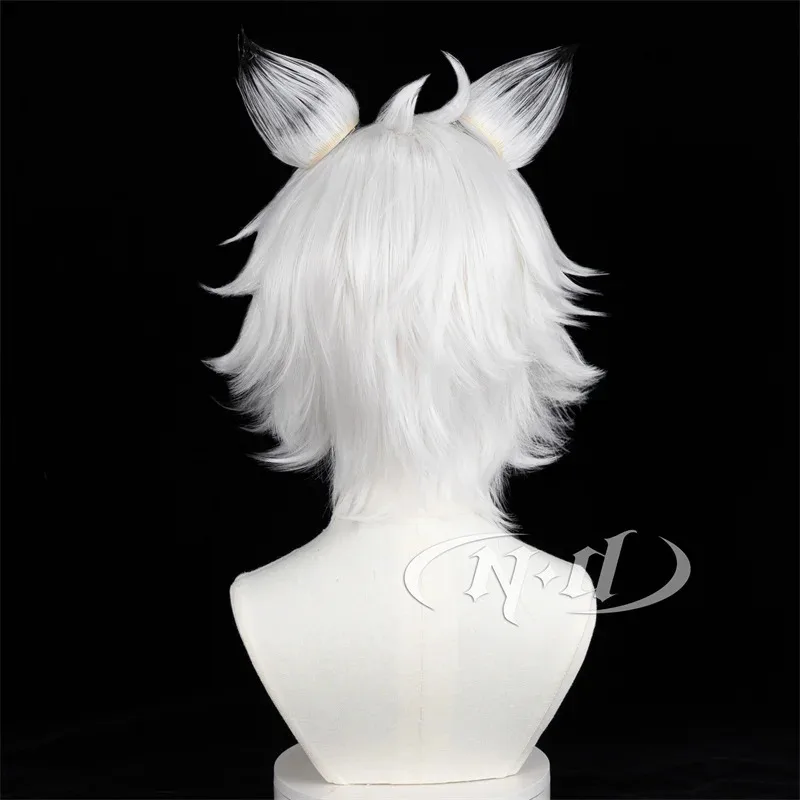 DY2025ND Von Lycaon Cosplay Wigs Game Zenless Zone Zero ZZZ Cosplay Hair Wigs for Comic Con Coser Halloween Party Synthetic Kane