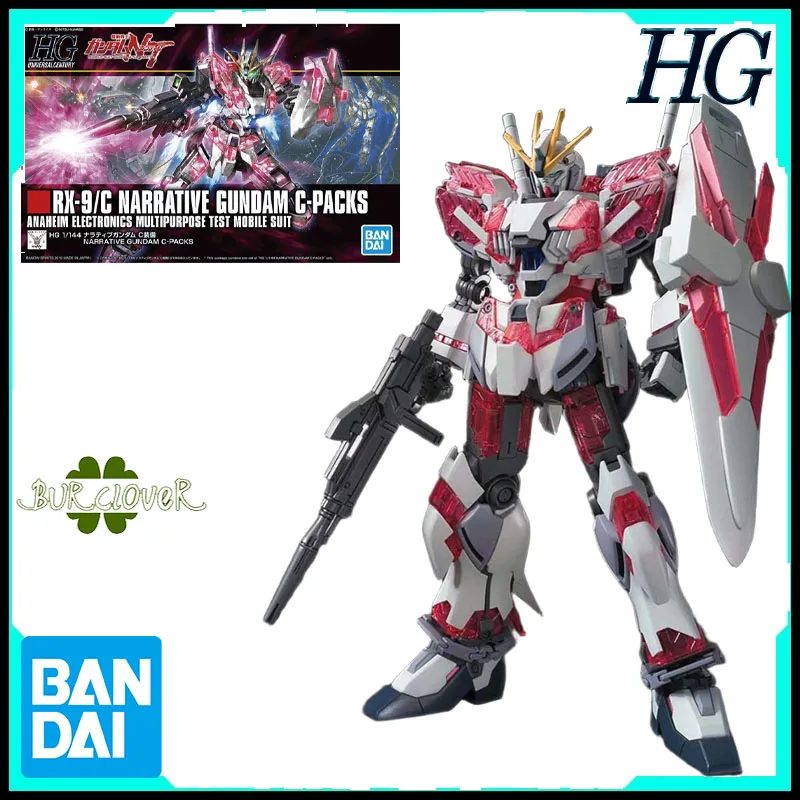 

Bandai натуральная HG Narrative Gundam RX-9 1/144 аниме фигурка в сборе модель игрушки Коллекционная модель украшения подарки для детей