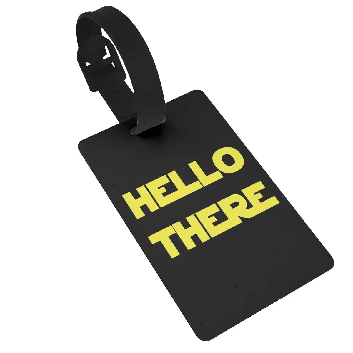 

Hello There Luggage Tags Suitcase Accessories Travel PVC Fashion Baggage Boarding Tag Portable Label Holder ID Name Address