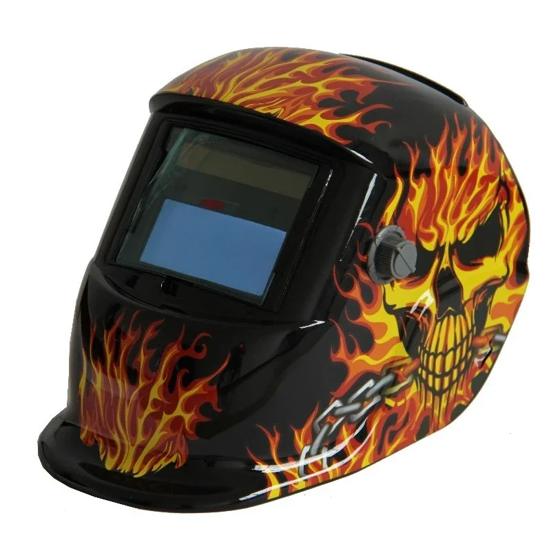 Black Safety Welding Helmet Welding Mask Simple 0.1S~ 0.8S LYG-8623W 3/10000S 92.5mm * 42.5mm