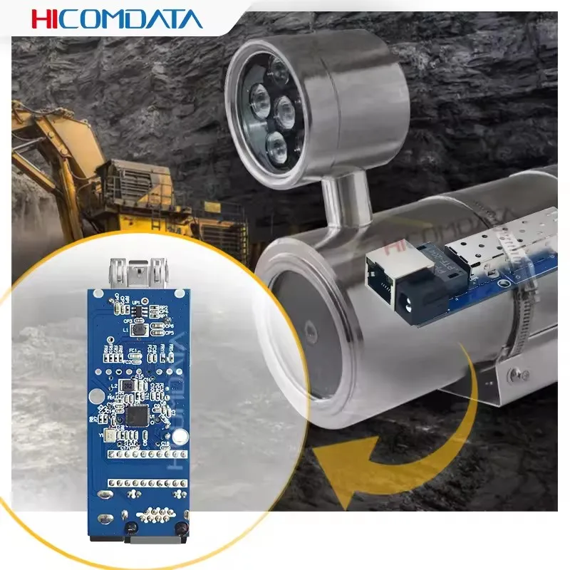 

Мини-гигабитный медиаконвертер PCBA 1 * порт SFP + 1 * 1000 Мбит/с Порт RJ45, переключатель приемопередатчика pcba, источник питания с широким напряжением постоянного тока 5-12 В